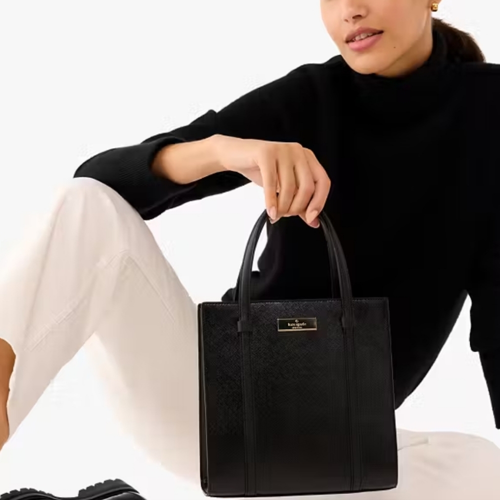 Kate Spade Kenzie Small Glitter Tote Limited Edition NWT - Picture 2 of 11